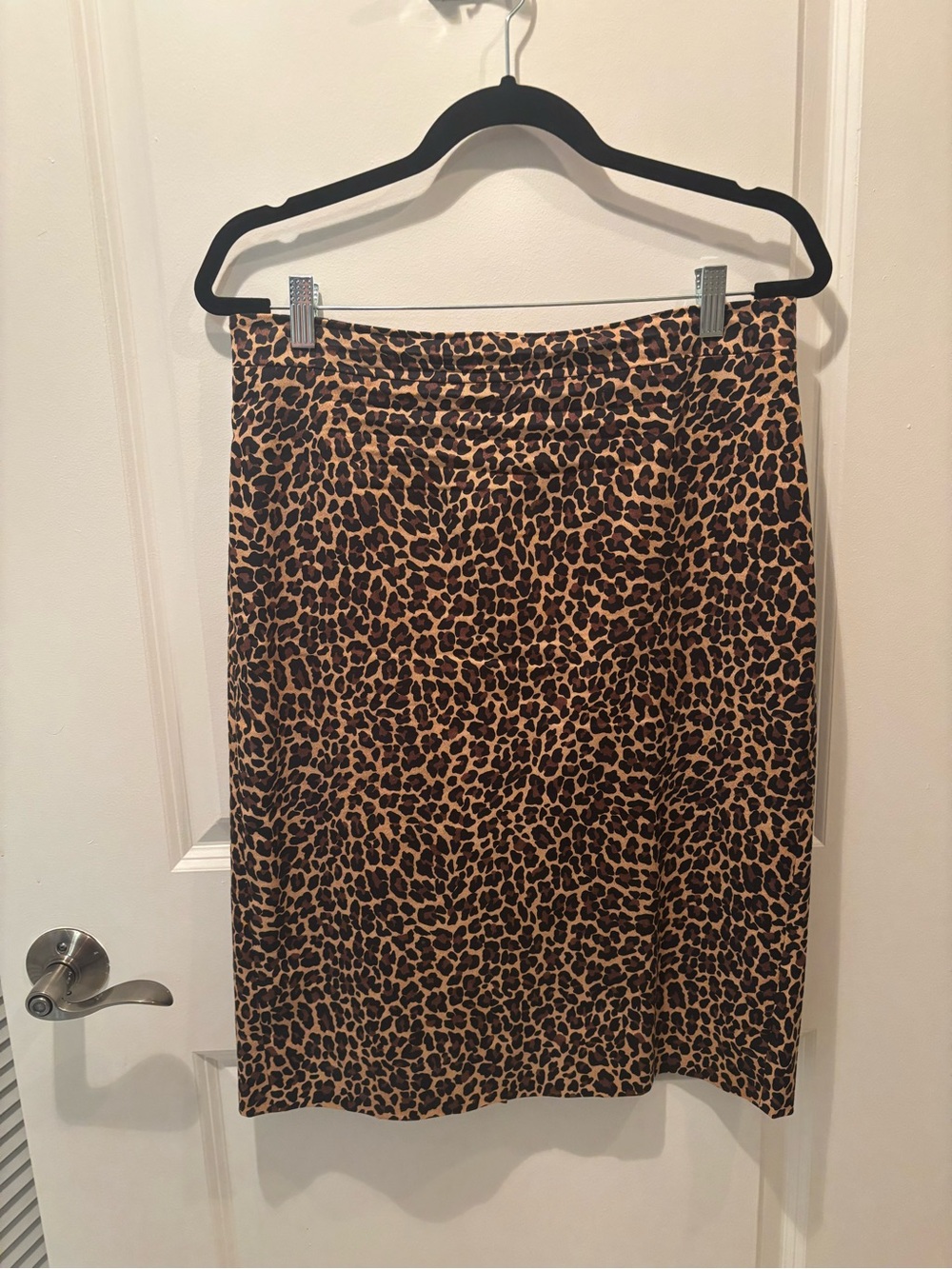 J. Crew Leopard Print Pencil Skirt - Brown & Black
